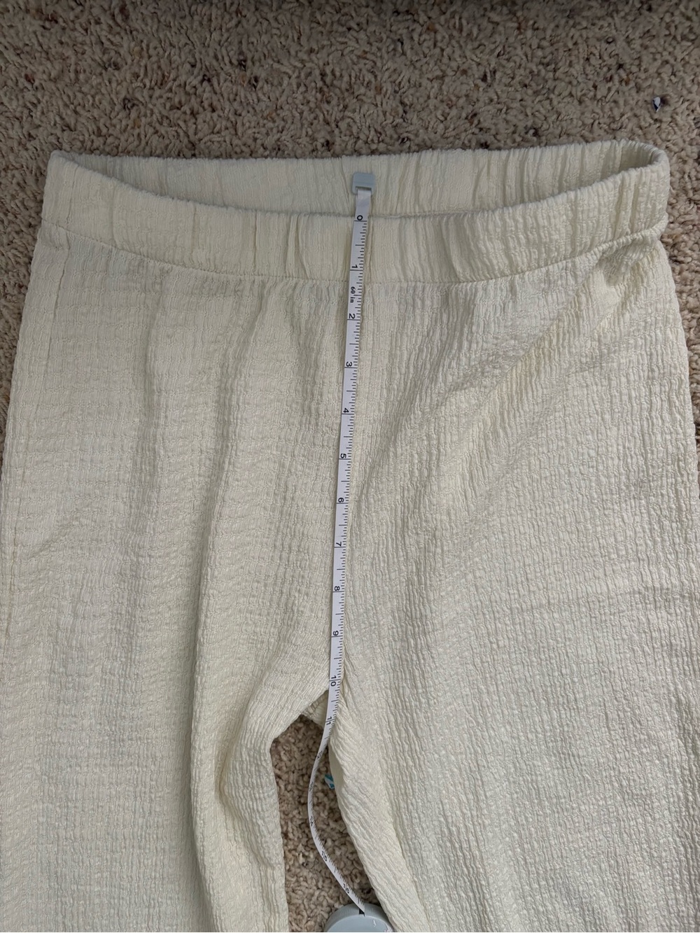 Et clet Cream Ribbed Button-Up Set - Picture 10 of 16